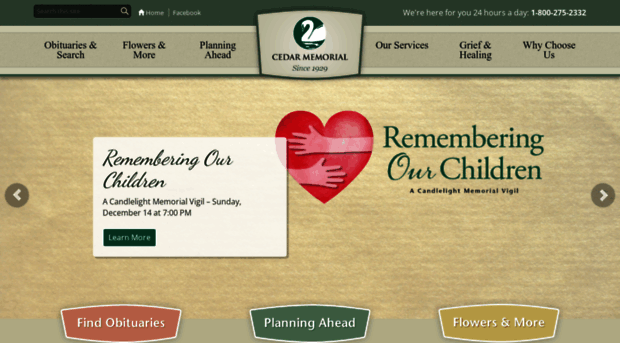 cedarmemorial.com