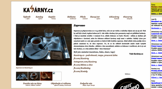 kavarny.cz